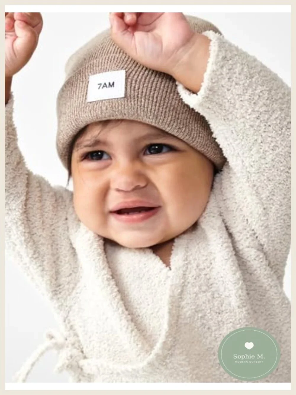 Baby Beanie Winter Hat Soft Ribbed Cotton Stretch Fit Infant Toddler